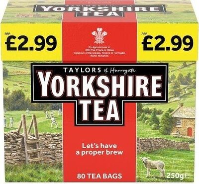 Taylors of Harrogate Yorkshire Tea Tea Bags 80 bags