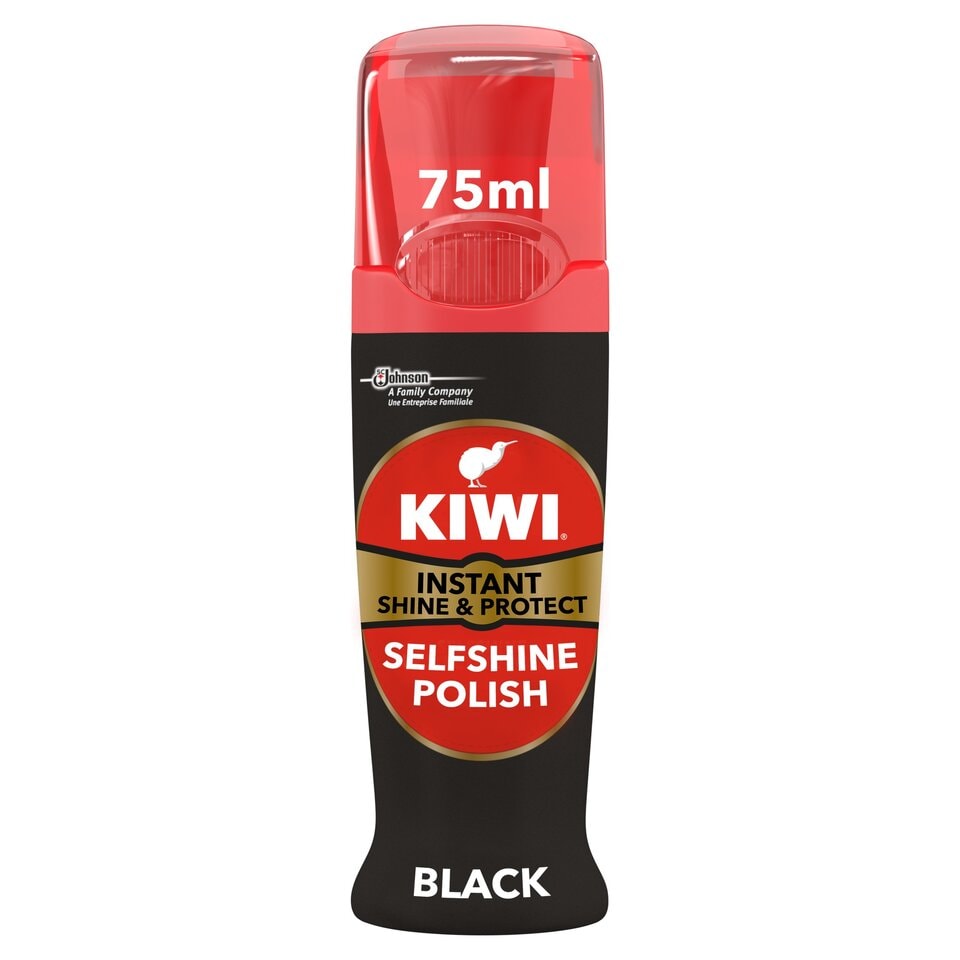 Kiwi Shoe Instant Shine & Protect Black 75ml