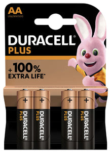 Duracell AA Plus Power 4 Pcs