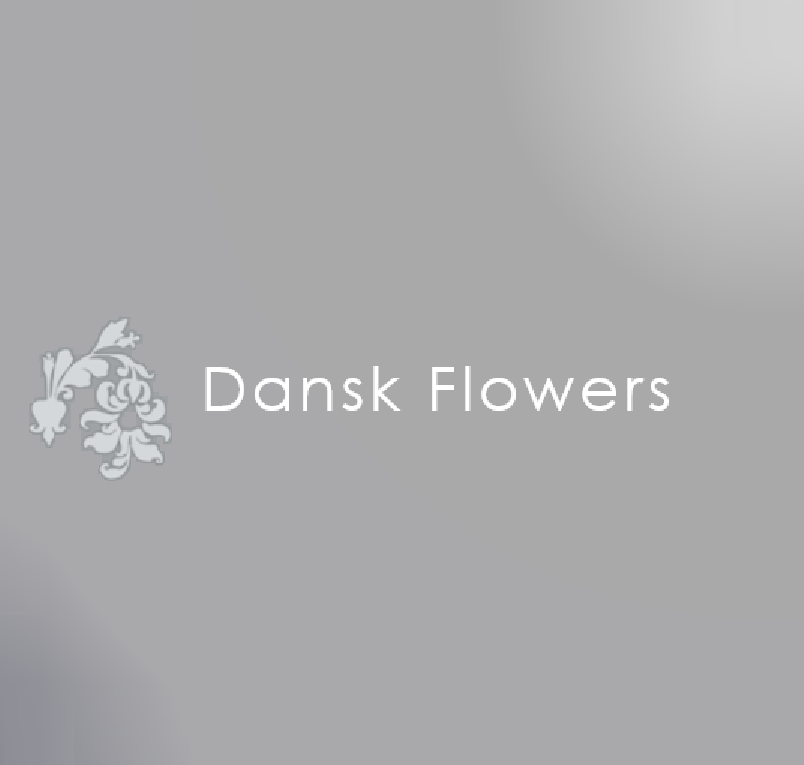 Dansk vase of garden flowers