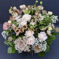 Dansk hand tied nude coloured bouquet