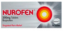 Load image into Gallery viewer, Nurofen 200mg Tablets 24 Tablets

