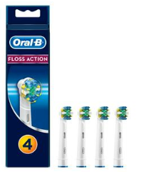 Oral-B Floss Action Refill Toothbrush Heads x4