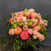 Dansk large summer peachy  bouquet