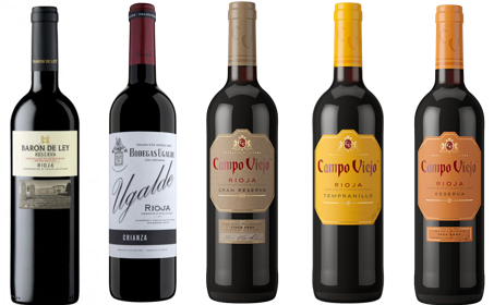 Rioja 5 bottle selection - 10% off