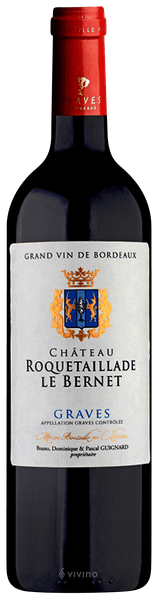 Château de Roquetaillade Le Bernet, Graves 2019 Half Bottle