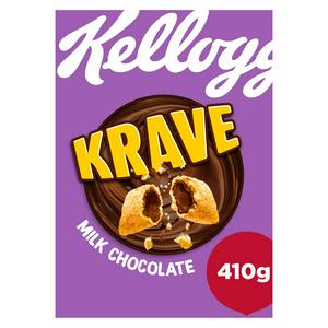 Kellogg's Krave Milk Chocolate Cereal 375g