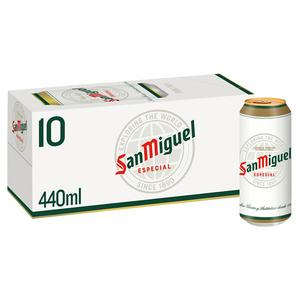 San Miguel Premium Lager Beer 10x440ml