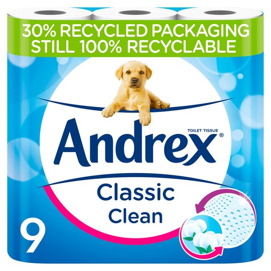 Andrex Toilet Tissue Classic Clean Roll